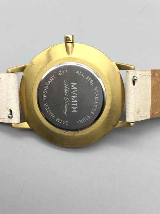 MVMT Abbot Kinney Boulevard Watch Women 38mm Gold Tone MOP Leather New Battery main image 14